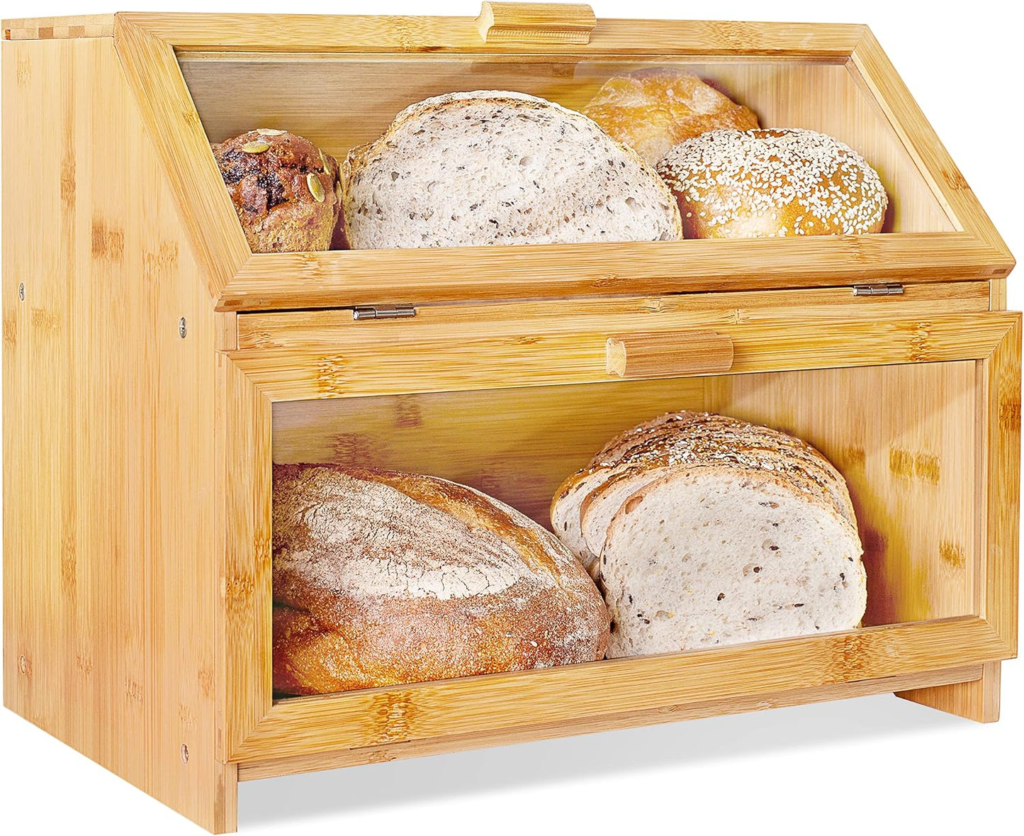 Laura's Green Kitchen Bread Box - Extra Large Storage Solution