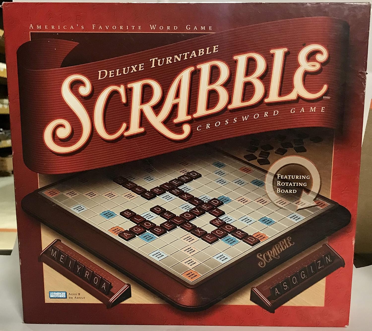 Ultimate Wordplay Fun: Hasbro Scrabble Turntable