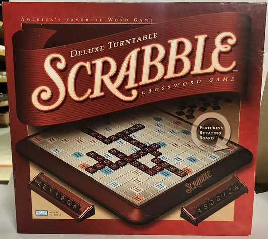 Ultimate Wordplay Fun: Hasbro Scrabble Turntable