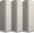 6 ft Tall Sorbus 6 Panel Room Divider - Extra Wide Privacy Screen