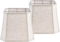 13 Inch Square Lamp Shades Medium Beige Linen - Modern Replacement