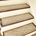 COSY HOMEER Soft Stair Treads Non-Slip Carpet Mat 28in x 9in - Safe