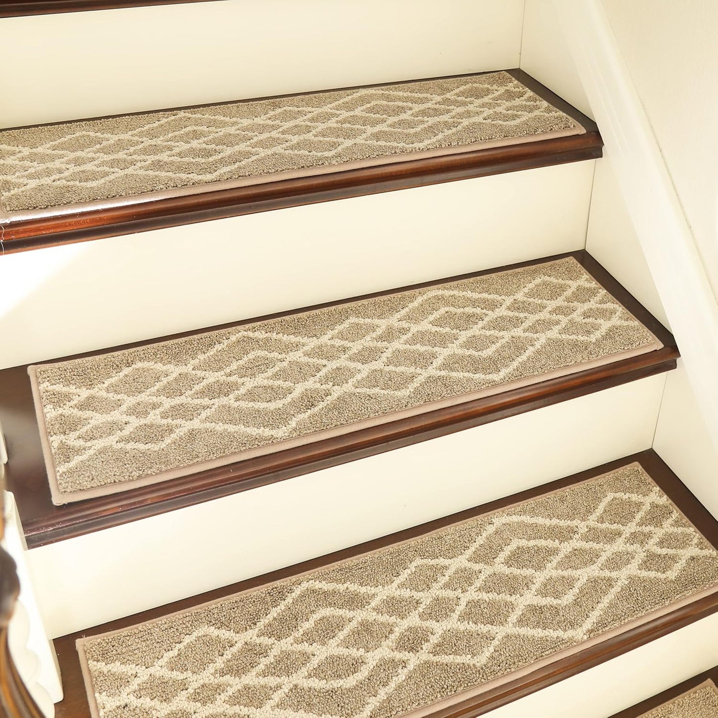 COSY HOMEER Soft Stair Treads Non-Slip Carpet Mat for Safety