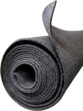 Polymat 16 ft x 3.75 ft Charcoal Speaker Box Carpet - Durable Roll