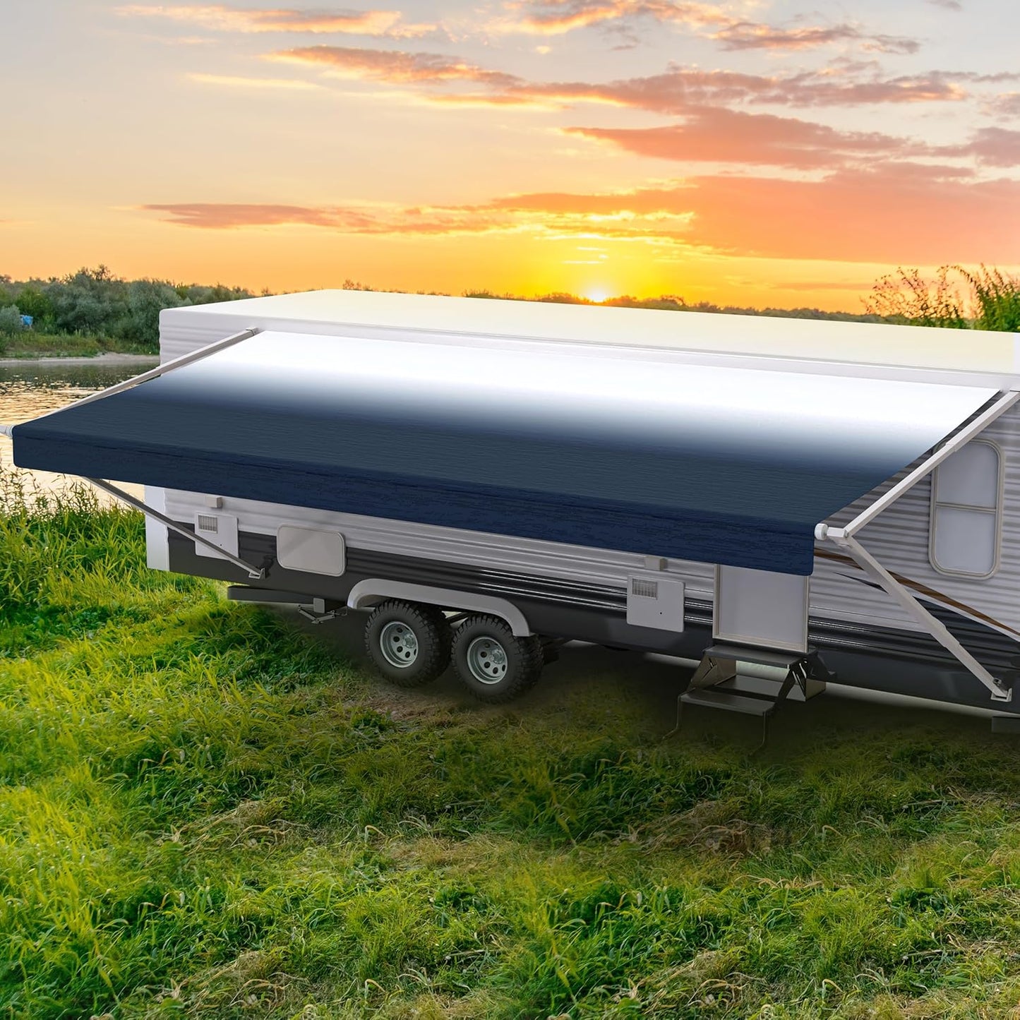 ShadePro RV Awning Fabric Replacement for Premium Outdoor Canopy