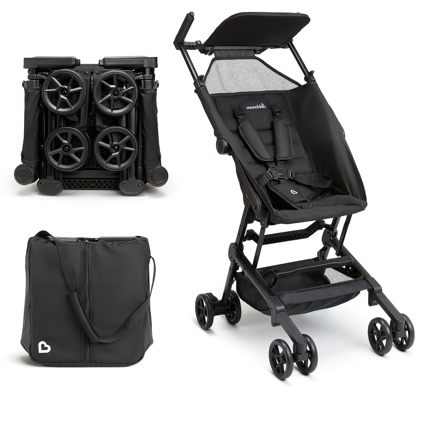 Munchkin Sparrow Travel Baby Stroller: Ultra Compact & Lightweight