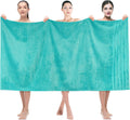 35x70 Oversized Bath Towel Sheet Turquoise - 600 GSM Luxury