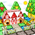 Farm Animal Magnetic Tiles Set - STEM Educational Toys
