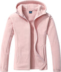 Women's Soft Polar Fleece Full Zip Hooded Jacket - Cozy Layering
