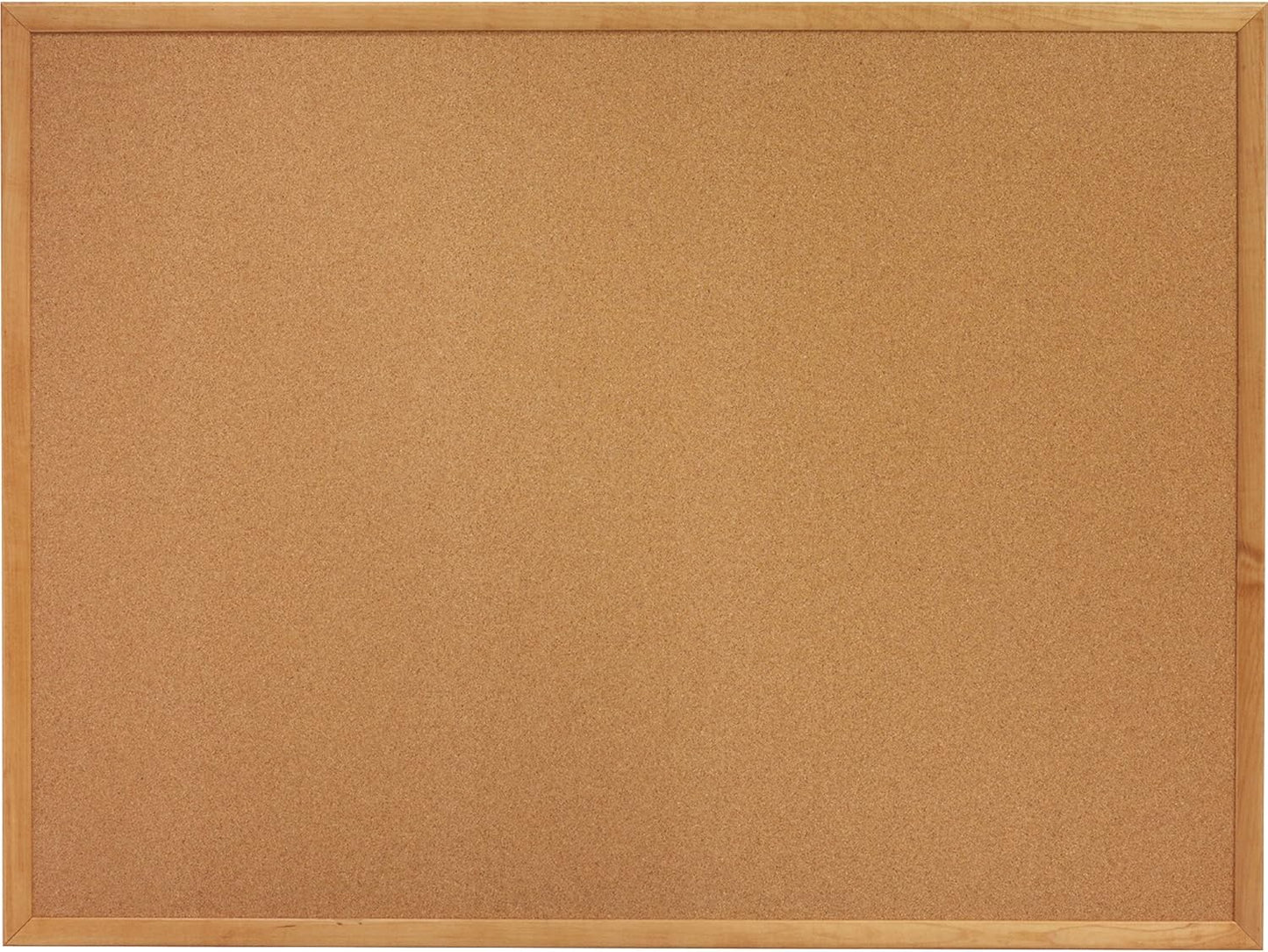 Cork Board 6 x 4 Oak Frame Bulletin Board for Home or Office