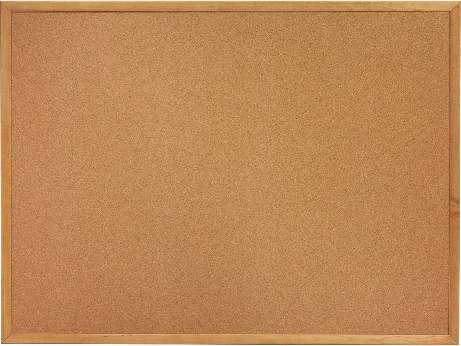 Cork Board 6 x 4 Oak Frame Bulletin Board for Home or Office