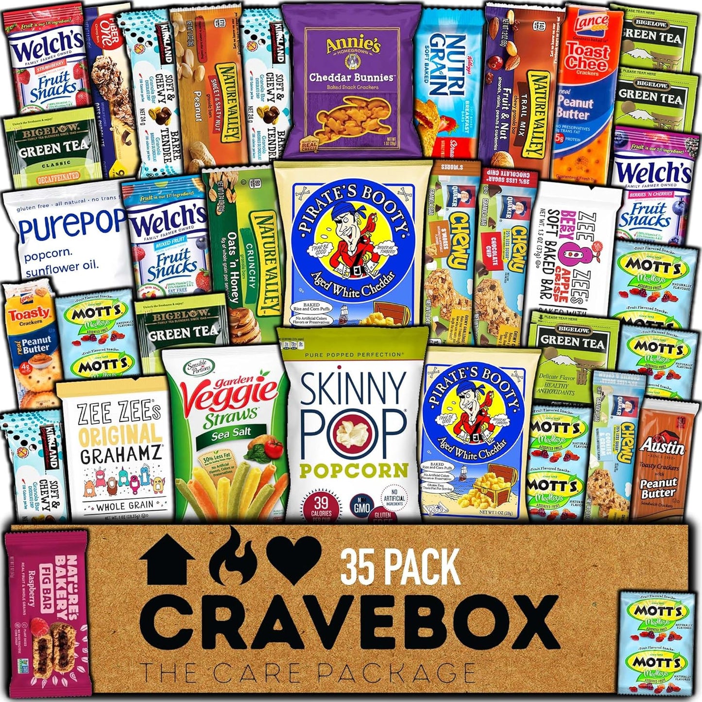 CRAVEBOX Healthy Snack Box - Perfect Gift for Any Occasion