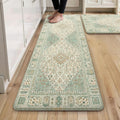 GENIMO Kitchen Mats for Floor 2PCs - Comfortable Waterproof Runner Set