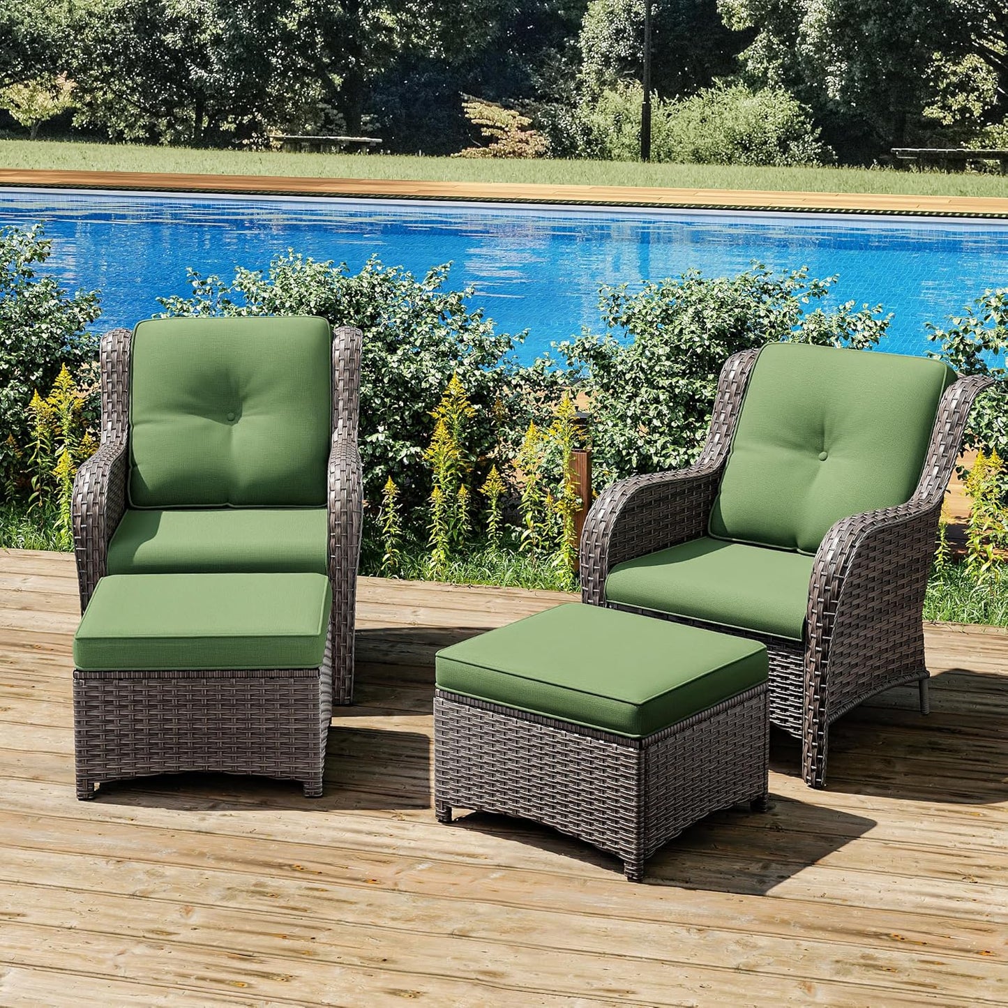 Joyside 4 Pieces Outdoor Patio Furniture Set for Cozy Gatherings