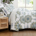 Oversized Comforter Full Size Set Paisley Floral - Cozy, Plush Wrap