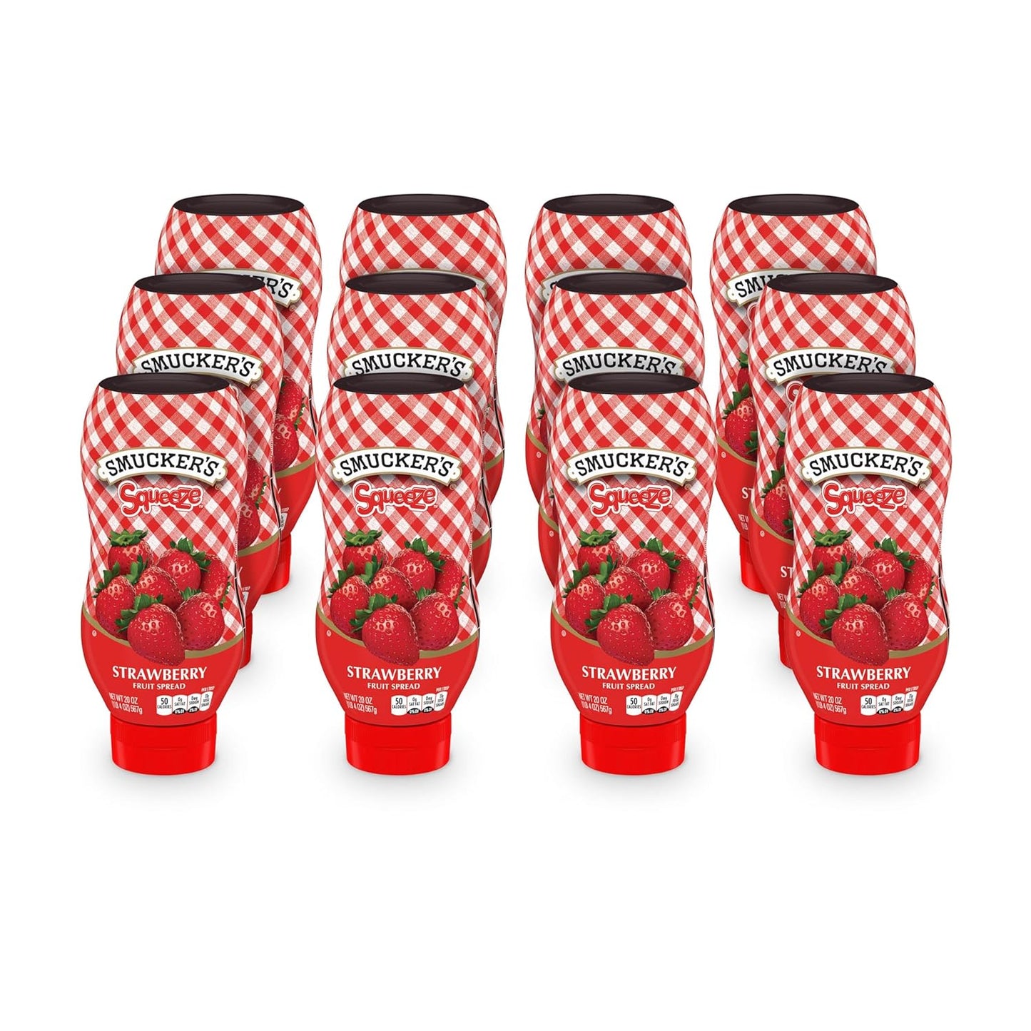Smucker's Strawberry Squeezable Fruit Spread for Easy Use