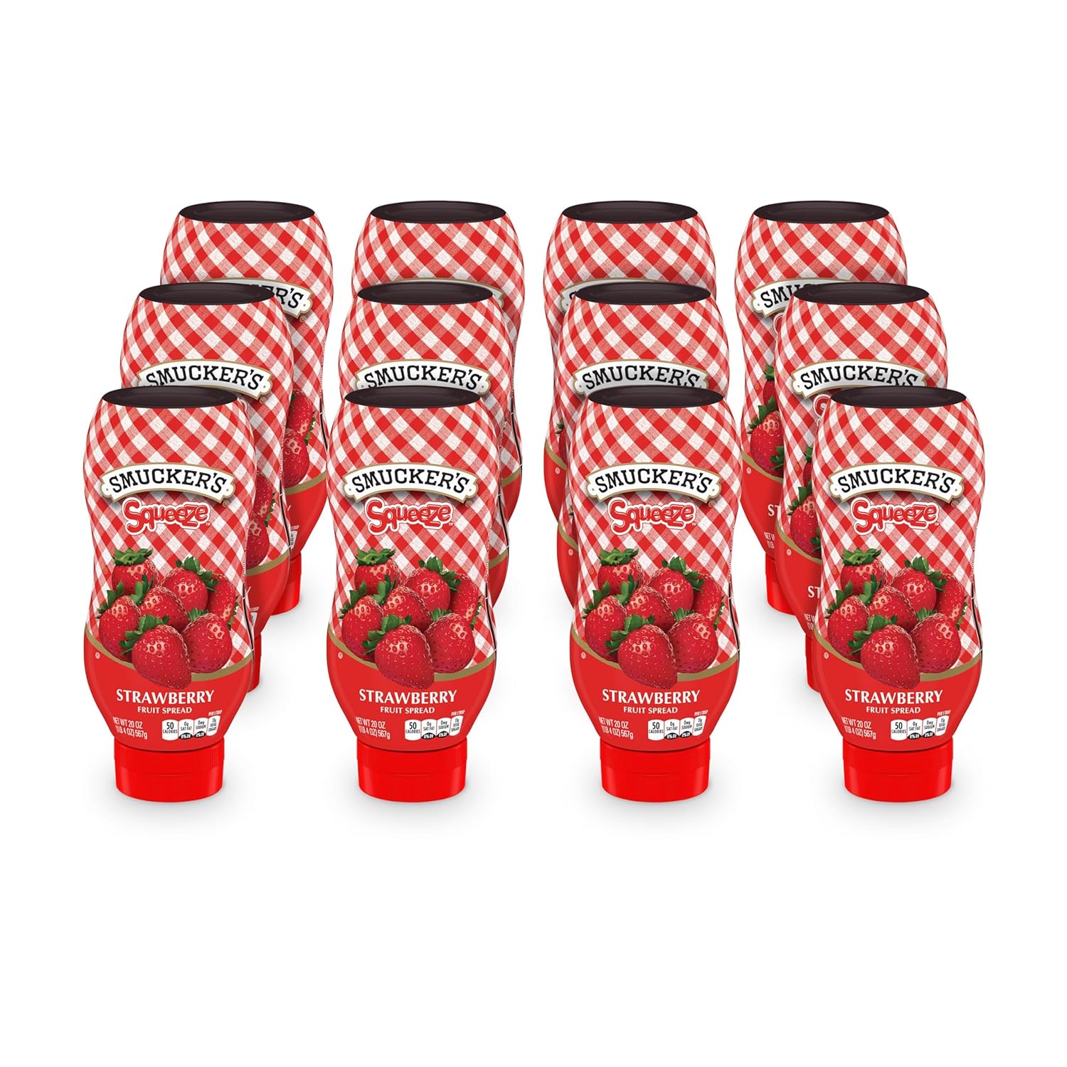 Smucker's Strawberry Squeezable Fruit Spread for Easy Use