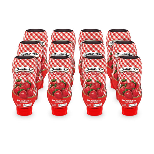 Smucker's Strawberry Squeezable Fruit Spread for Easy Use
