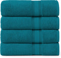 LANE LINEN 100% Cotton Oversized Bath Towels Set of 4 - Extra Large