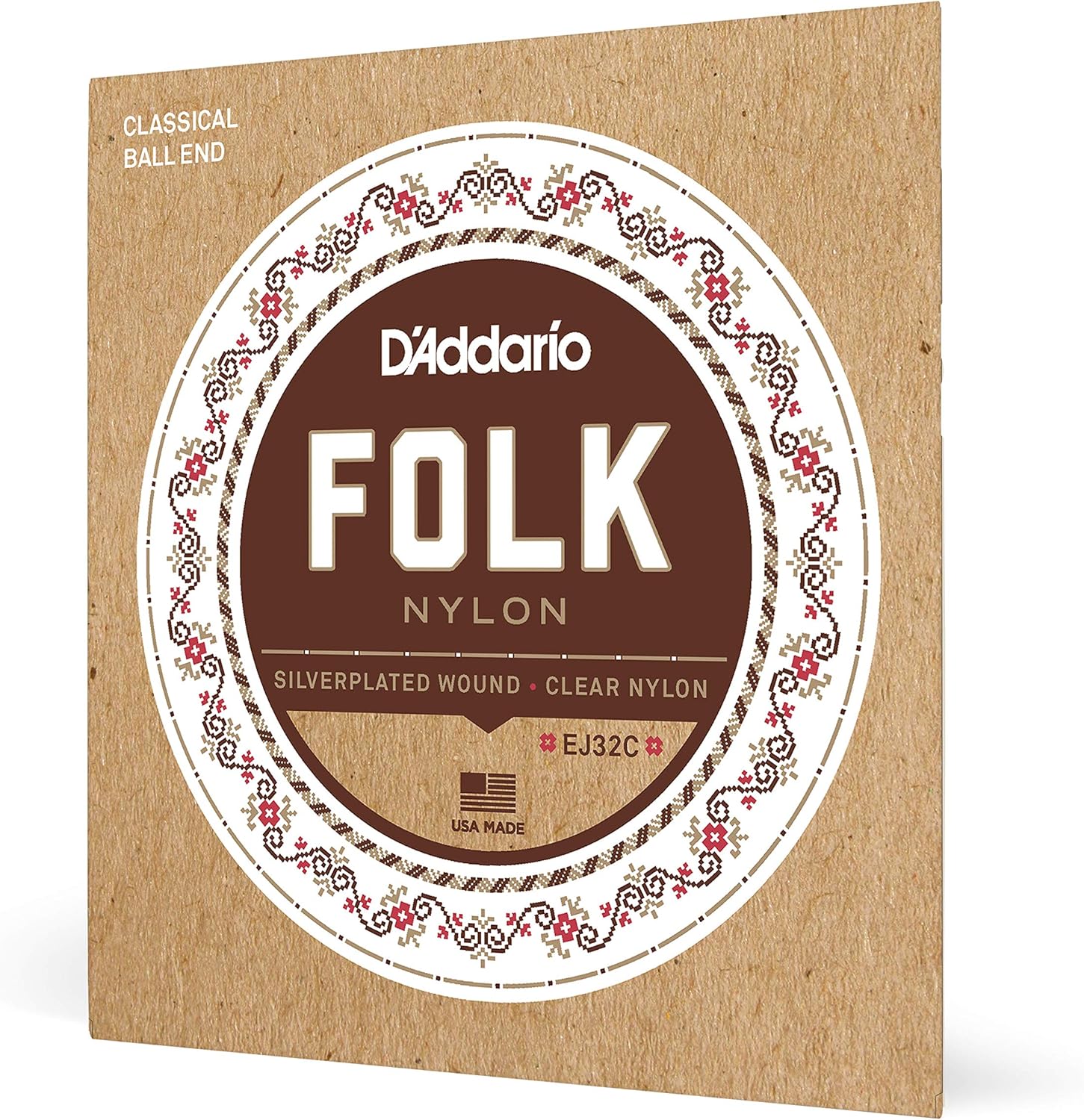 D'Addario EJ32C Classical Nylon Strings - Clear Tone
