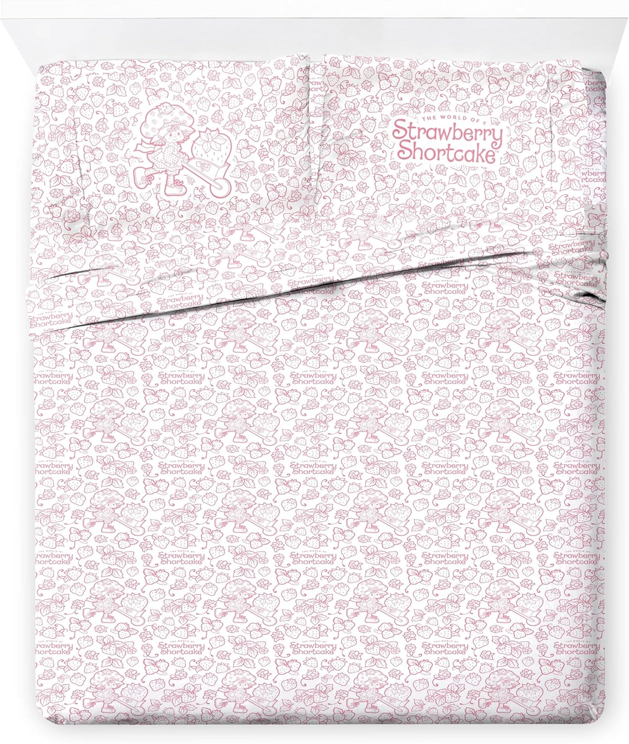 Strawberry Shortcake Kids Sheet Set - Ultra-Soft Bedding