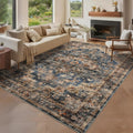 9x12 Washable Vintage Living Room Area Rug - Machine Washable