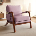 Modern Pink Lounge Chair: Luxe Comfort & Style