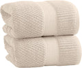 Oversized Bath Towels Set of 2 - Super Soft Cotton Sheets