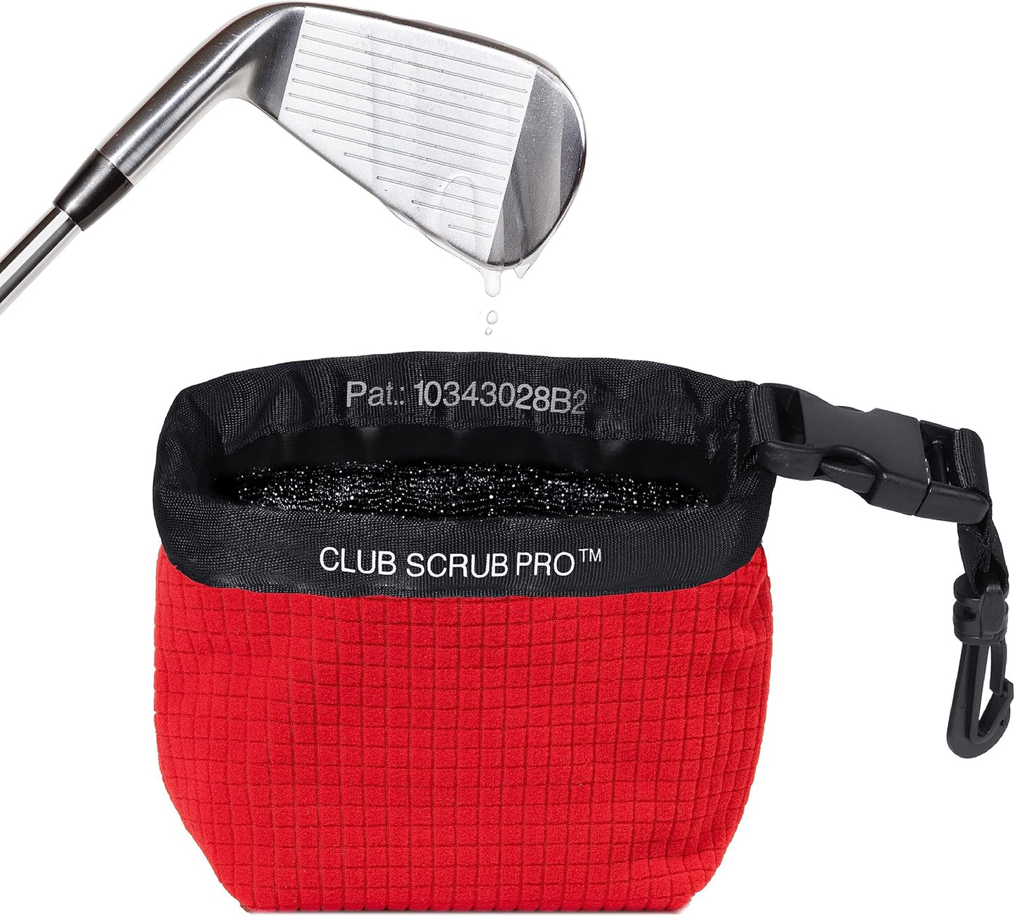 Golf Club Cleaning Bag with Waterproof Liner for Easy Use