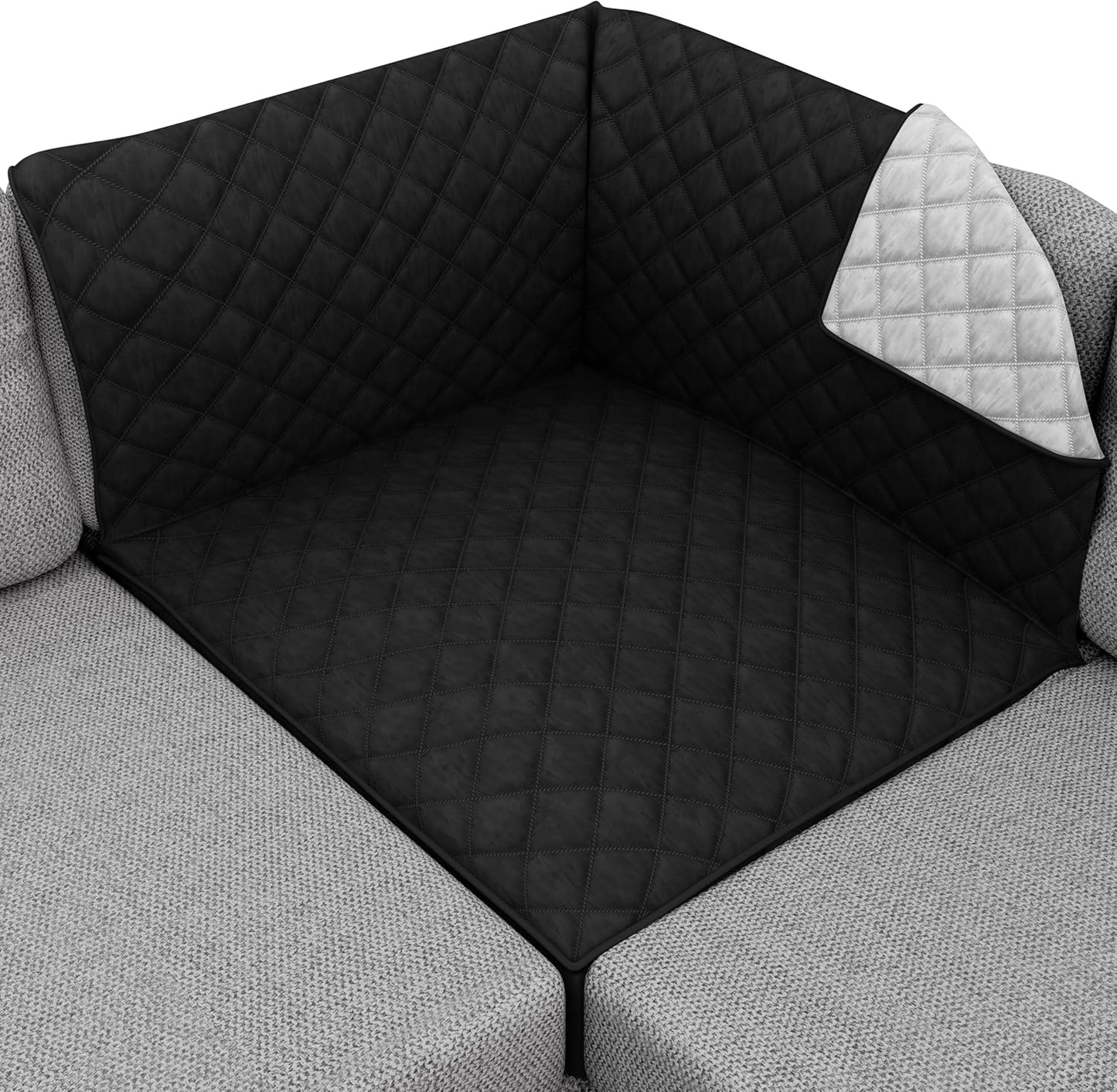 Sofa Shield Sectional Couch Slip Cover for Pets and Kids