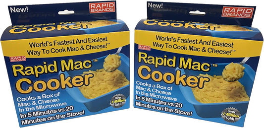 5-Min Mac & Cheese Maker | Dorm & Office Essential | 2 Pk Blue