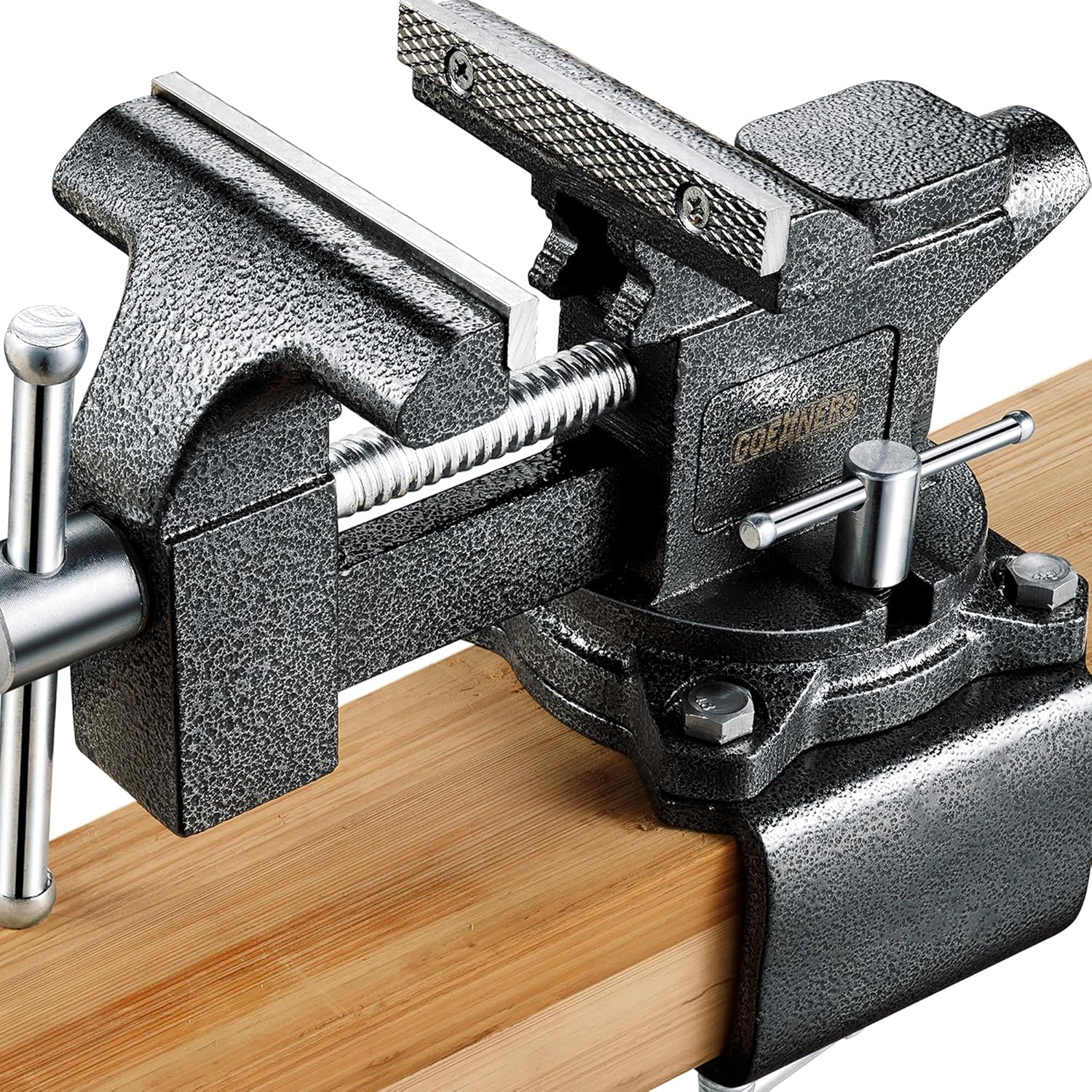 Upgraded Bench Vise with 4-1/2 Jaw Width for Woodworking