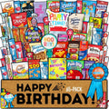Birthday Care Package with Snacks, Cookies, and Treats for All