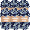 JubileeYarn Fun Finger Loops Yarn - 6 Skeins Jumbo Polyester