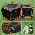 Portable Cat Playpen 2-Room with Tunnel - Foldable 3-in-1 Pet