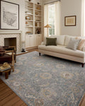 Louisa Vintage-Style Area Rug 5 ft 3 in x 7 ft 6 in - Soft Neutral