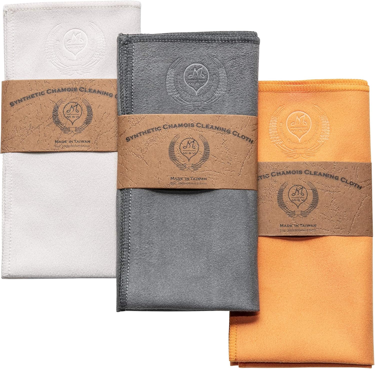MI&VI 12x12in Microfiber Cloth Set - Perfect for Instrument Cleaning!