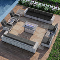 16-Piece Patio Furniture Set with Fire Pit for Outdoor Relaxation