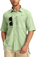 Men's Fishing Shirt with Zipper Pockets - Lightweight UPF 50