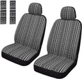 Baja Saddle Blanket Car Seat Covers Front Set - Washable Breathable