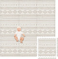 Large Baby Play Mat for Floor - Extra-Thick Foam Tiles 72 x 72 in