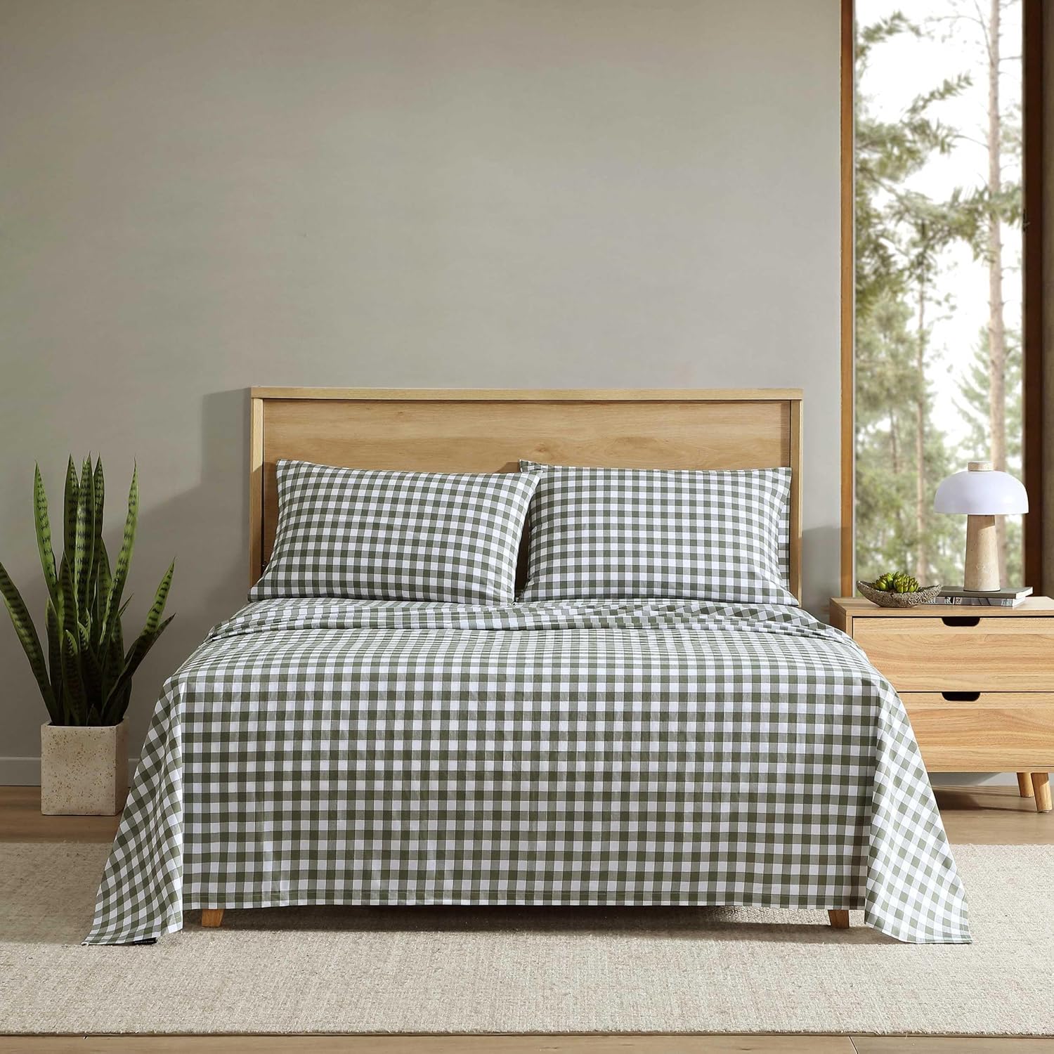 Eddie Bauer Queen Sheet Set - Crisp Cooling Cotton Percale