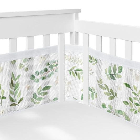 Breathable Mesh Crib Liner Set for Boys and Girls by Sweet Jojo