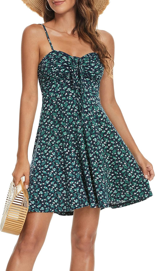 Missufe Spaghetti Strap Floral Mini Dress for Every Occasion