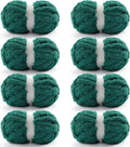 8 Pack Chunky Yarn for Crocheting - Thick Chenille for Blankets