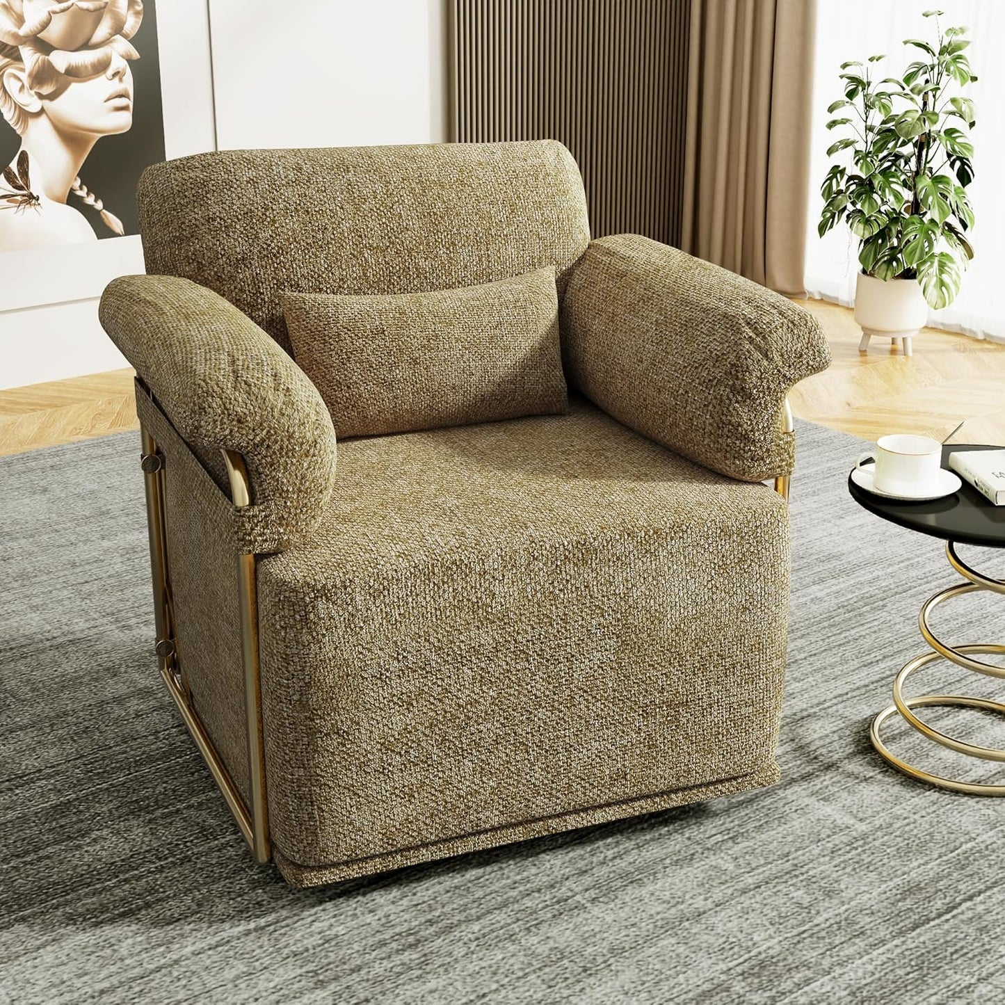 Swivel Lounge Chair for Ultimate Comfort