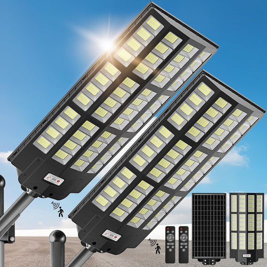 10000W Solar Street Lights Outdoor for Motion Sensor Lighting