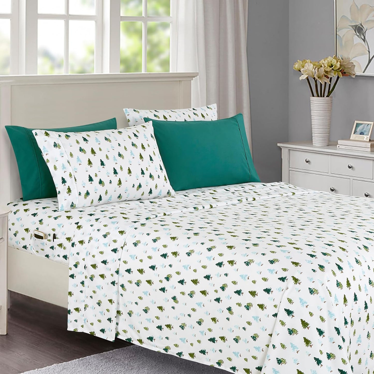 Elegant Comfort Luxury Soft Bed Sheets Set for King Size Beds
