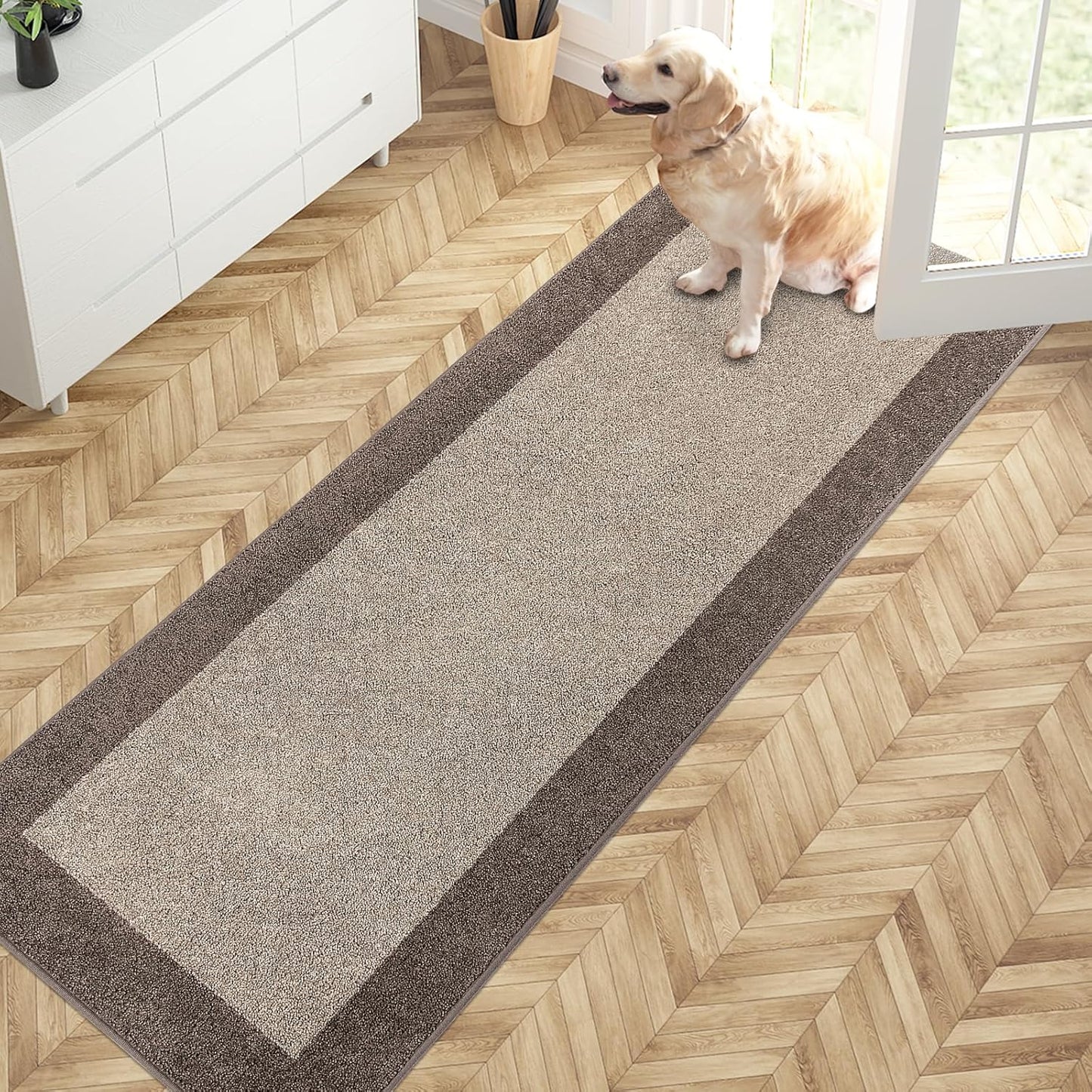 PURRUGS Dirt Trapping Door Mat 24in x 70in for Entryways