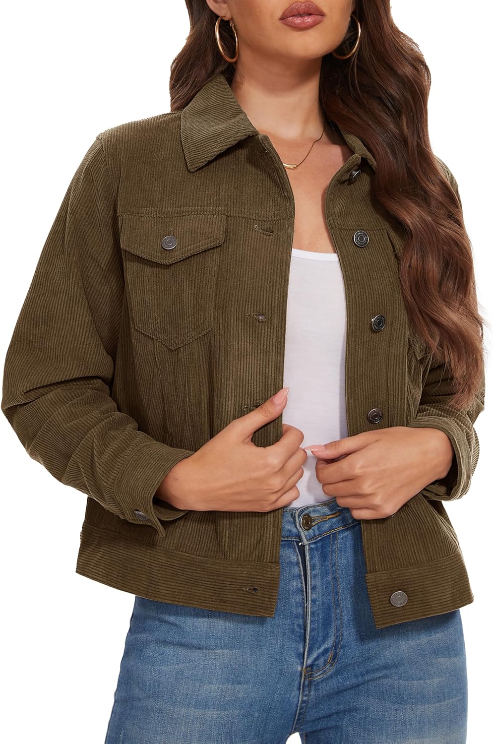Stylish Women's Corduroy Jacket for All Seasons and Occasions